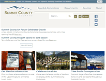 Tablet Screenshot of co.summit.co.us